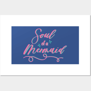 Text Soul of a mermaid Posters and Art